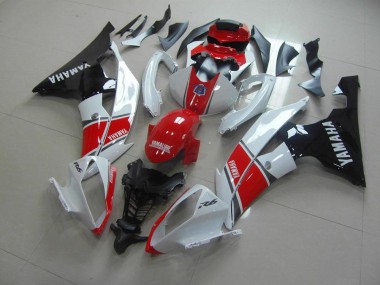 Vermelho Branco Preto Plástico Yamaha R6 08-16