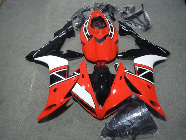 Vermelho Branco Preto Plásticos Yamaha R1 04-06 Vermelho Branco Preto Plásticos Yamaha R1 04-06