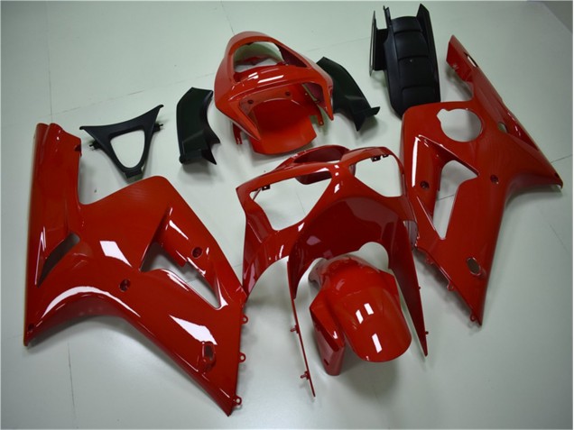 Vermelho Carenagem Kawasaki ZX6R 05-06