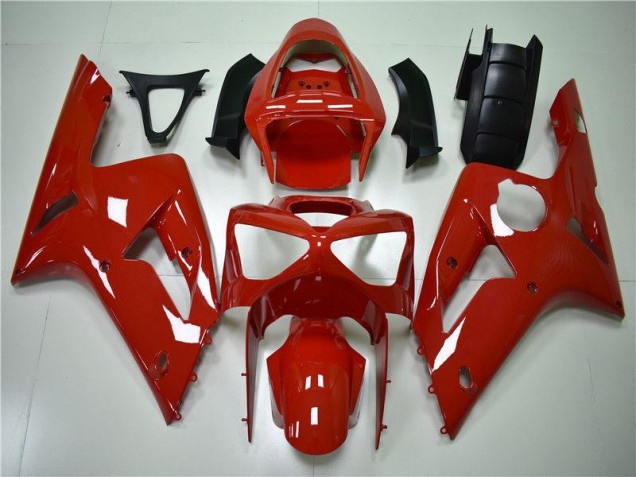 Vermelho Carenagem Kawasaki ZX6R 05-06