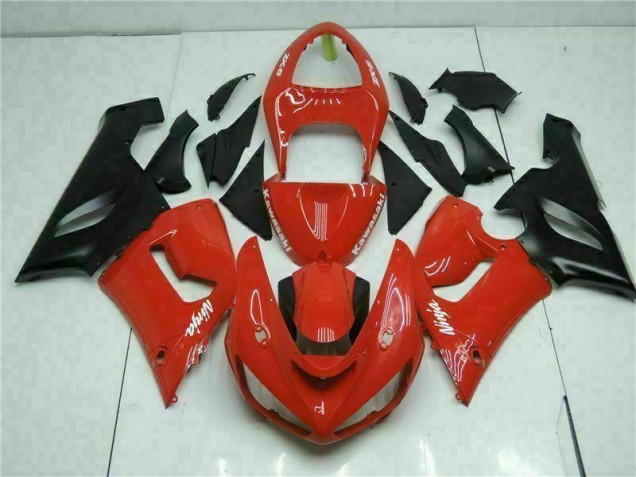 Vermelho Carroçaria Kawasaki ZX6R 05-06