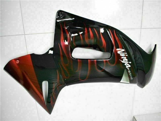Vermelho Chama Carenagem Kawasaki EX650 06-08