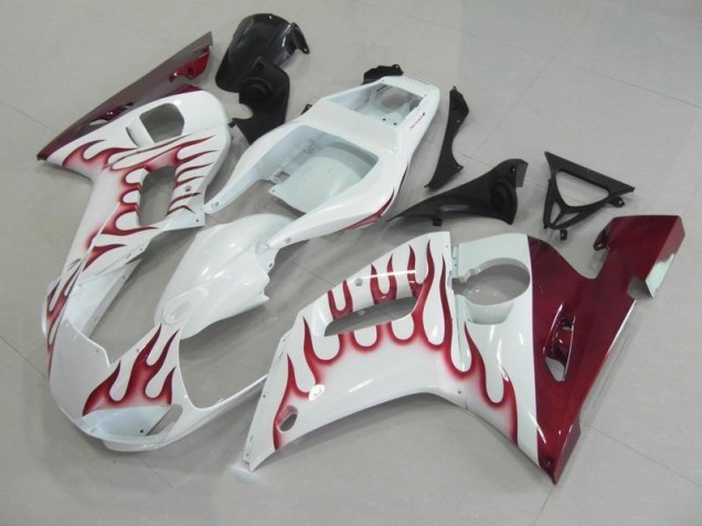 Vermelho Chama Carenagem Yamaha R6 98-02 Vermelho Chama Carenagem Yamaha R6 98-02