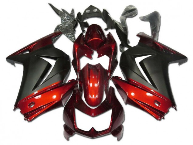 Vermelho Cinzento Carenagem Kawasaki EX250 08-12