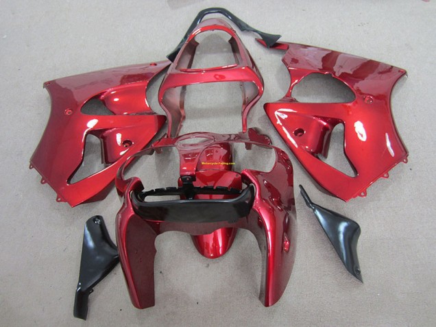 Vermelho Kit Carenagem Kawasaki ZX6R 00-02
