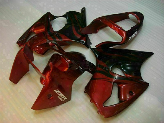 Vermelho Kits Carenagem Kawasaki ZX6R 00-02 Vermelho Kits Carenagem Kawasaki ZX6R 00-02