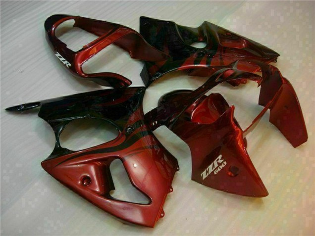 Vermelho Kits Carenagem Kawasaki ZX6R 00-02 Vermelho Kits Carenagem Kawasaki ZX6R 00-02