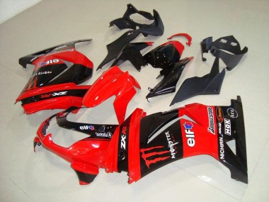 Vermelho Monster Carenagem Kawasaki ZX 250R 08-12