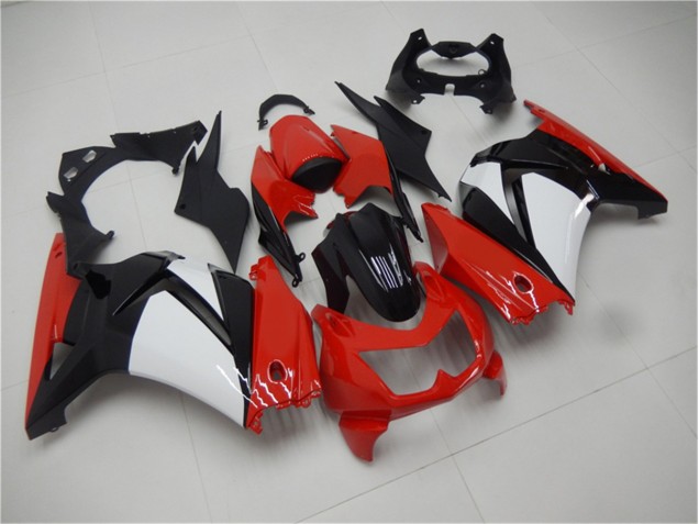 Vermelho Preto Branco Carenagem Kawasaki EX250 08-12