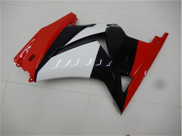Vermelho Preto Branco Carenagem Kawasaki EX250 08-12