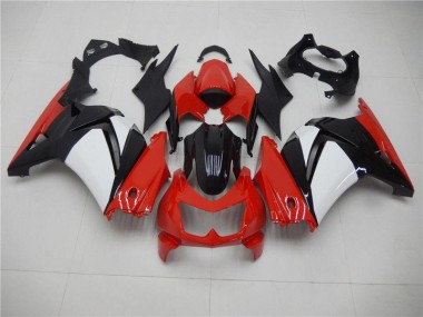 Vermelho Preto Branco Carenagem Kawasaki EX250 08-12