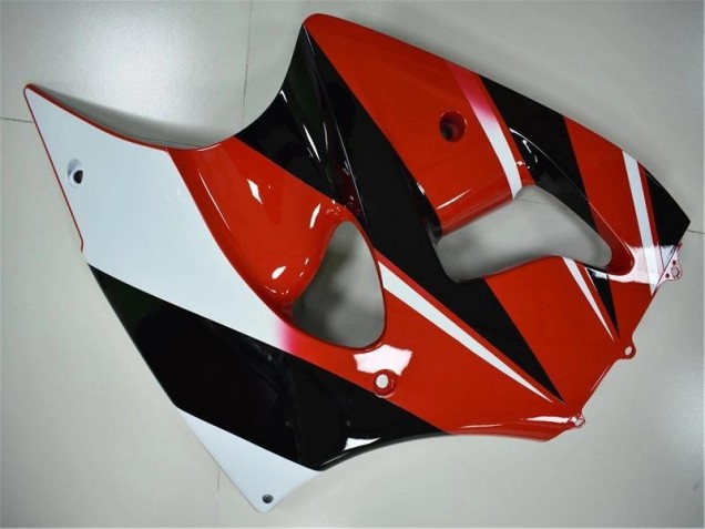 Vermelho Preto Branco Carenagem Kawasaki ZX6R 00-02
