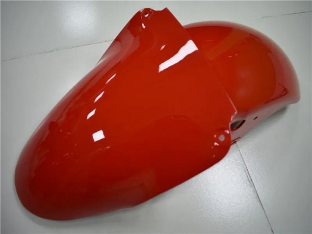 Vermelho Preto Branco Carenagem Kawasaki ZX6R 00-02