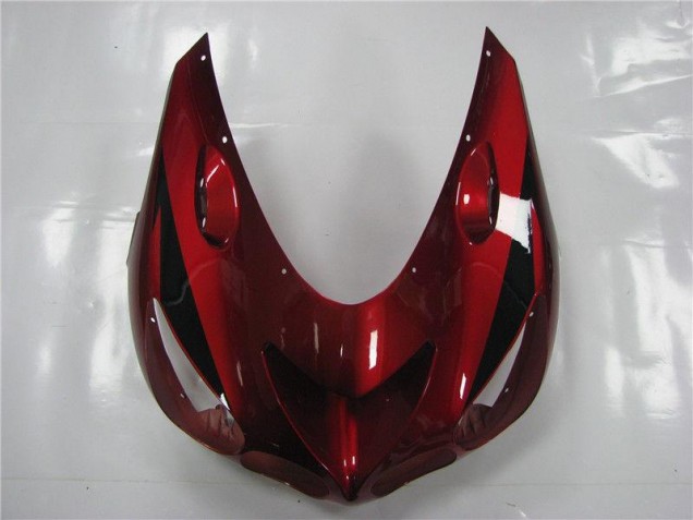 Vermelho Preto Carenagem Kawasaki ZX14R ZZR 1400 06-11