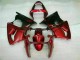 Vermelho Preto Carenagem Kawasaki ZX6R 00-02