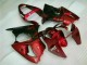 Vermelho Preto Carenagem Kawasaki ZX6R 00-02