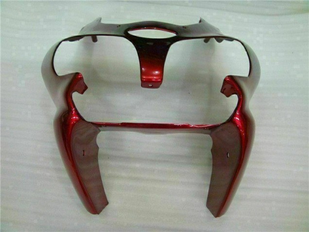 Vermelho Preto Carenagem Kawasaki ZX6R 00-02