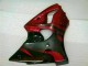 Vermelho Preto Carenagem Kawasaki ZX6R 00-02
