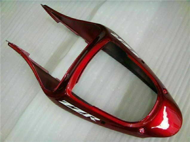 Vermelho Preto Carenagem Kawasaki ZX6R 00-02