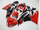 Vermelho Preto Carenagem Kawasaki ZX6R 09-12