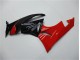 Vermelho Preto Carenagem Kawasaki ZX6R 09-12