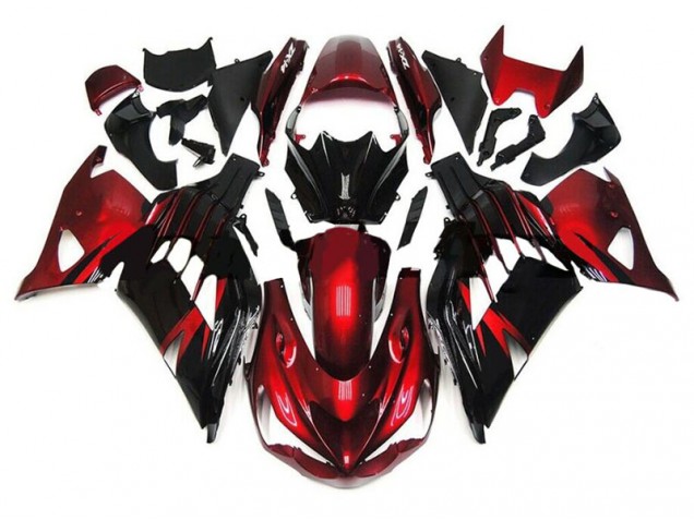 Vermelho Preto Carenagem Suzuki GSXR 1300 Hayabusa 08-19