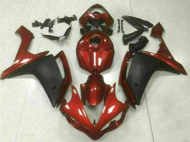 Vermelho Preto Carenagem Yamaha R1 07-08 Vermelho Preto Carenagem Yamaha R1 07-08