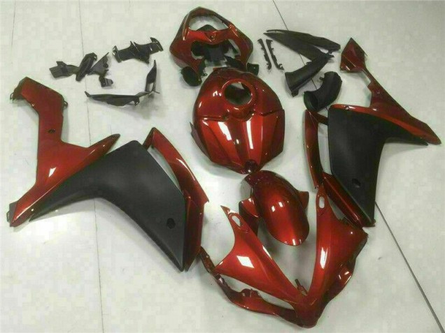 Vermelho Preto Carenagem Yamaha R1 07-08 Vermelho Preto Carenagem Yamaha R1 07-08