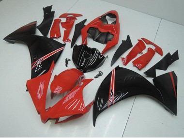 Vermelho Preto Carenagem Yamaha R1 12-14