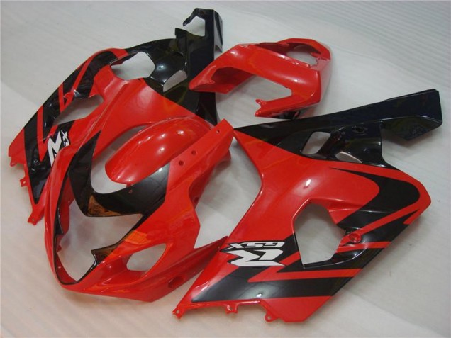Vermelho Preto Injeção Kit Carenagem Suzuki GSXR 600 / 750 K4 04-05 Vermelho Preto Injeção Kit Carenagem Suzuki GSXR 600 / 750 K4 04-05
