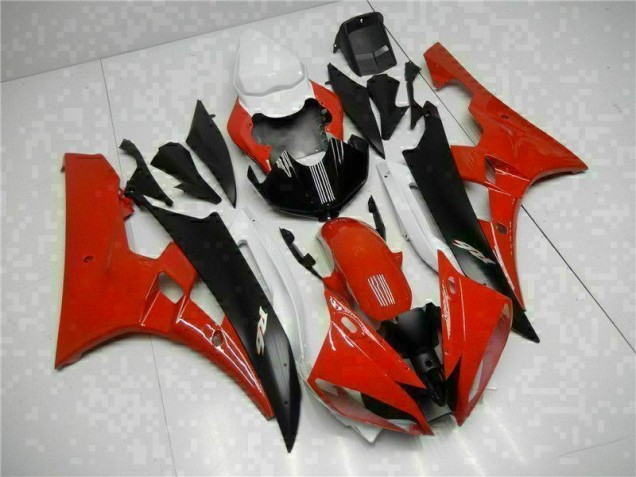 Vermelho Preto Kits Completo Carenagem Yamaha R6 06-07 Vermelho Preto Kits Completo Carenagem Yamaha R6 06-07