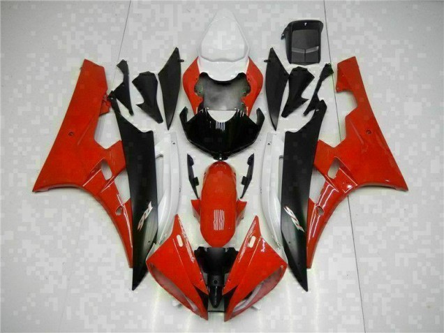 Vermelho Preto Kits Completo Carenagem Yamaha R6 06-07 Vermelho Preto Kits Completo Carenagem Yamaha R6 06-07